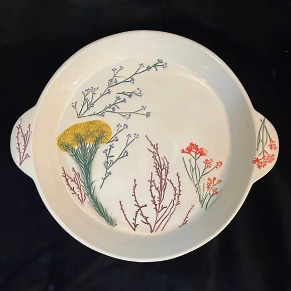 Floral Pie Dish from